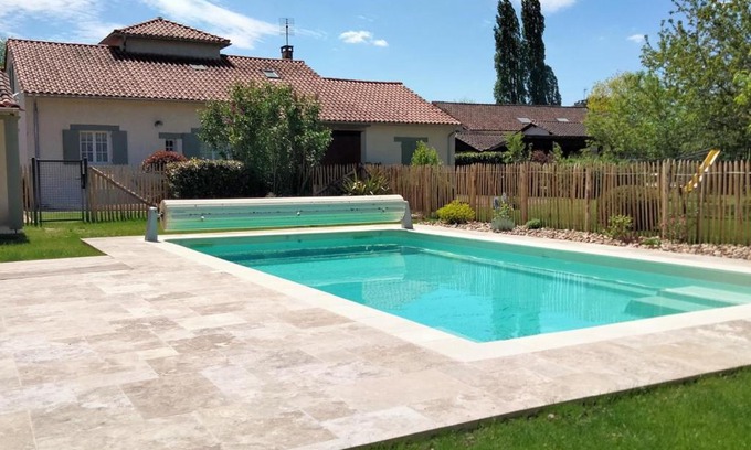 Chancelade Casa | Maison familiale avec piscine privée, proche de Périgueux, animaux acceptés - FR-1-616-236