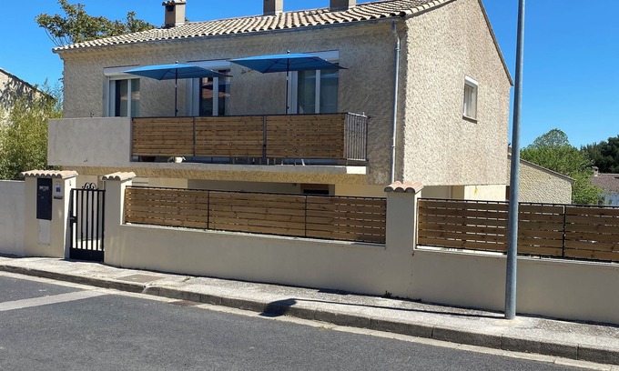 Le Cres Casa | Maison Familliale Proche de Montpellier au Calme Avec Piscine