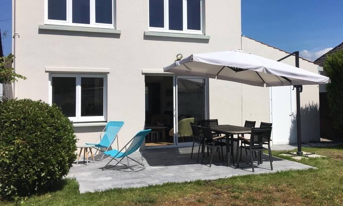Cucq Casa | Maison Individuelle à 100 Mètres du Touquet , Jardin ,ménage Inclus