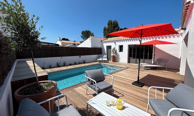 Noirmoutier-en-l'Ile Casa | Maison Neuve Piscine au Vieil à 5 mn des Plages