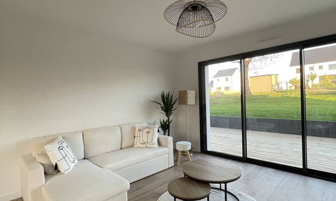 Asserac Casa | Maison Neuve 110m2, 8 Minutes a Pieds de la Plage