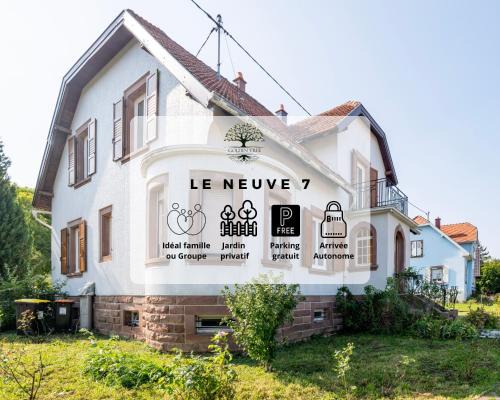 Marmoutier Casa | Maison Neuve, Grand jardin, Parking privé, Idéal groupe et famille