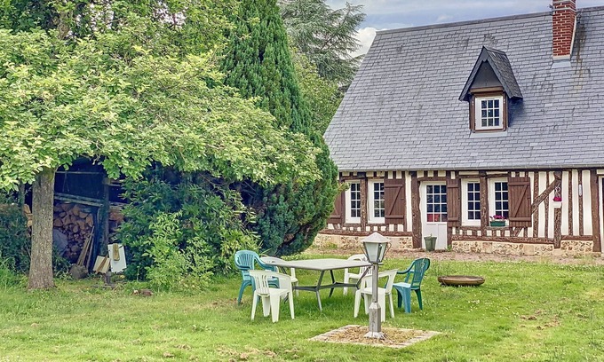 Plasnes Cabaña | Maison Normande AU Calme DS UN Hameau Jardin Avec Piscine