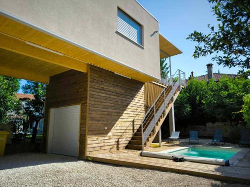 Avignon Villa | Maison, piscine, climatisation parking, 10min à pied du centre