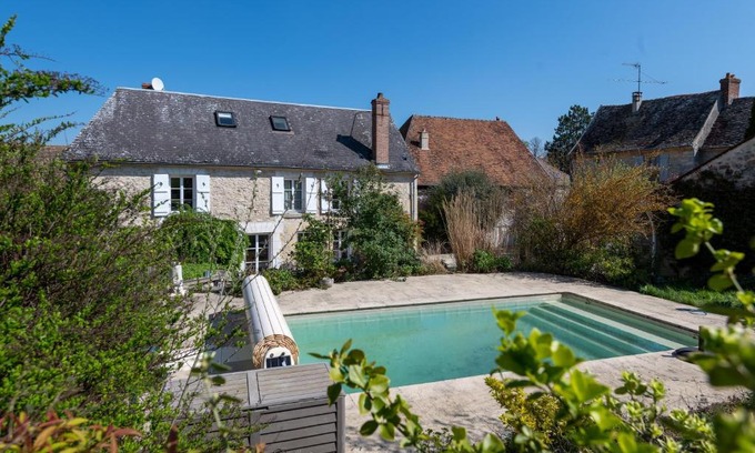 Magny-en-Vexin Casa | Maison Prado - avec piscine privée et grand jardin