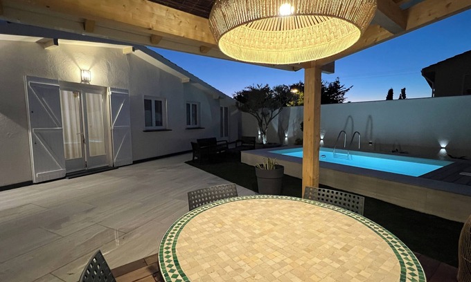 La Marana Villa | Maison Récente Avec Piscine Privée à 300m de la mer