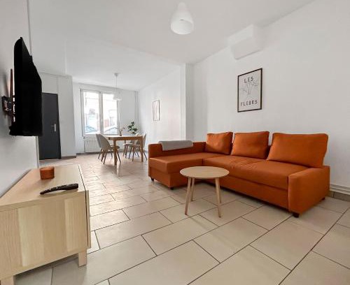 Roubaix Apartamento | Maison spacieuse, proche commodités & transports