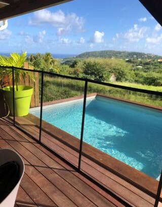 Le Marin Casa | Maison Ste Anne/Marin Piscine personnelle vue sur mer