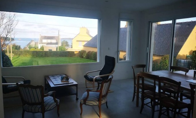 Carantec Casa | Maison vue sur mer Avec Jardin