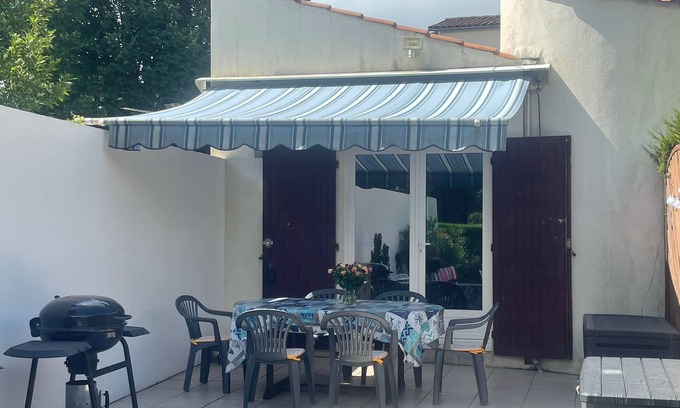 Dolus-d'Oleron Casa | Maisonette Oh-Oleron large terrace, garden, swimming pool, tennis, near the beach