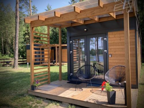 Szeligi Cabina | Makosieje Resort-bon turystyczny,20m od brzegu,ogrzewanie,wi-fi ,widok na jezioro