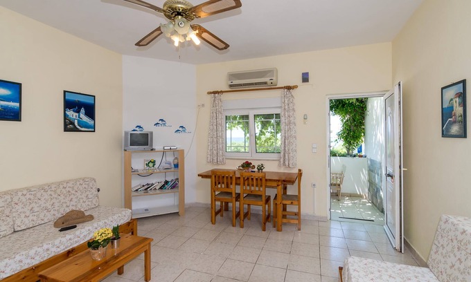Makry Gialos Apartamento | Makrigialos: pisos / apartamentos - 2 cuartos - 4/5 Personas