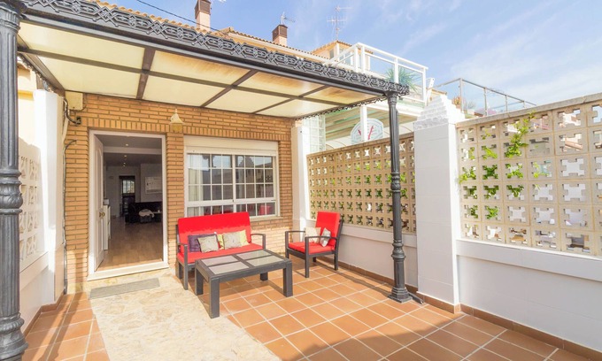 La Malva-rosa Casa | Malvabeach Family House, en la playa de Valencia