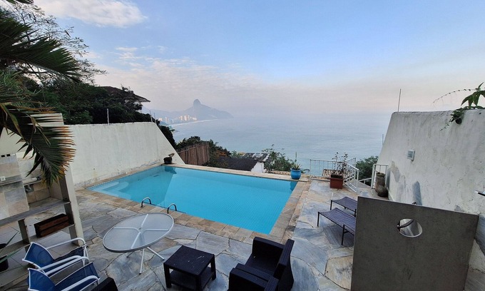 Joatinga Casa | Mansion with 5 suites, sea view, swimming pool, Jacuzzi, Joá RJ - Rock in Rio 2024