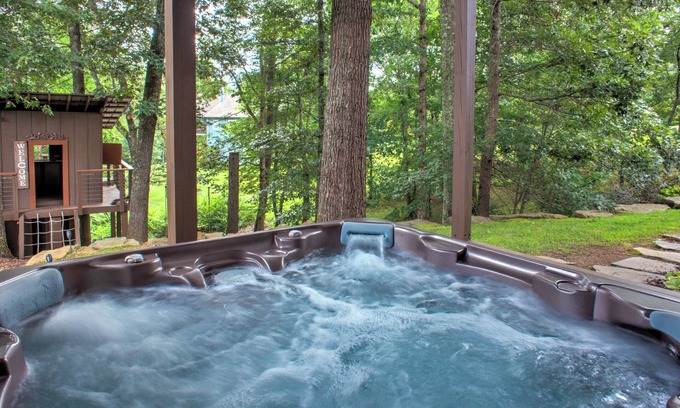 Alexander Casa | Maplewood Escape | Luxurious Asheville Lodge with Hot Tub, Game Room, & More!