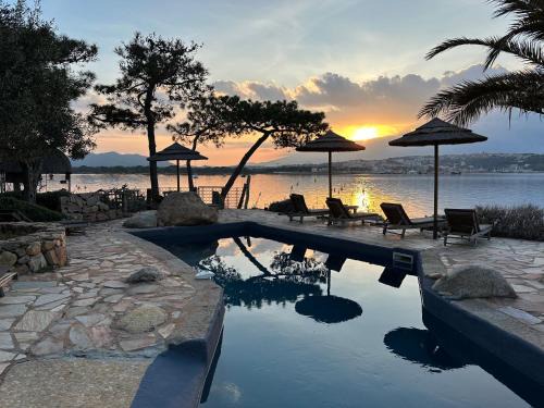 Porto-Vecchio Apartamento | Maranatha, front de mer avec plage