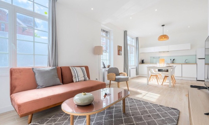 Marcq-en-Baroeul Apartamento | Marcq en Baroeul two-bedroom bright and equipped
