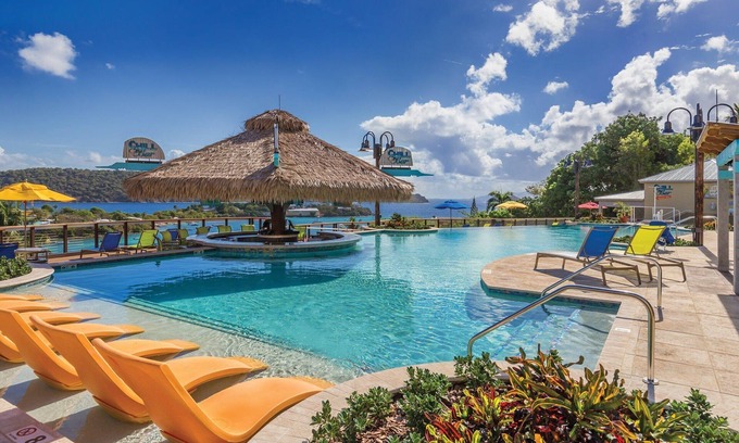 Frydendal Complejo | Margaritaville 2 BR Luxury Presidential Ocean View Poolside Resort St. Thomas VI