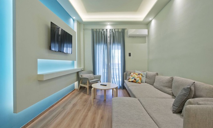 Ano Patisia Apartamento | Maria's Place - Una Habitación Piso, Capacidad 3