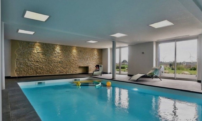 Guiler-sur-Goyen Casa | Marie Ty-touz , Gîte Avec Piscine Intérieure Chauffée et Privative