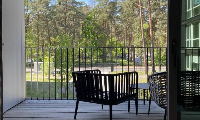 Bad Saarow Apartamento | Marina Apartment With Lake View, Pool And Sauna