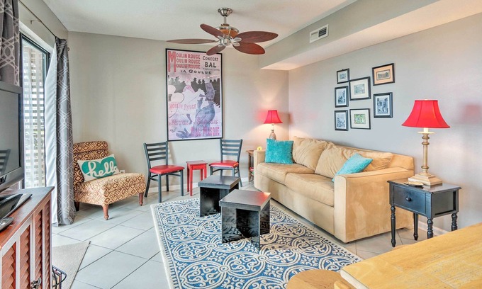 Beaufort Condominio | ¡NUEVO! Condo Port Royal Waterfront Condo w / Patio!