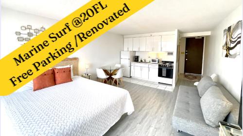 Waikiki Apartamento | Marine Surf 20FL Free Parking Renovated - Cal King