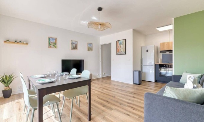 Quartier Pasteur Apartamento | Marine, votre F2 moderne à Rouen