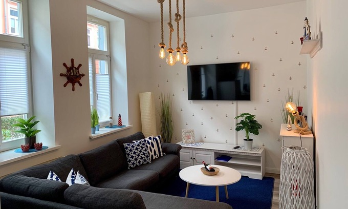 Rostock Apartamento | Ferienwohnung Nautica Zentral Ruhig 3.zi.whg Familienfreundlich