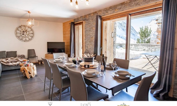 Bonneval-sur-Arc Apartamento | Marmotte 1 - New apartment at the foot of the slopes - up to 8 guests
