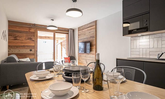 Bonneval-sur-Arc Apartamento | Marmotte RDJ02 - New apartment in front of the chairlift