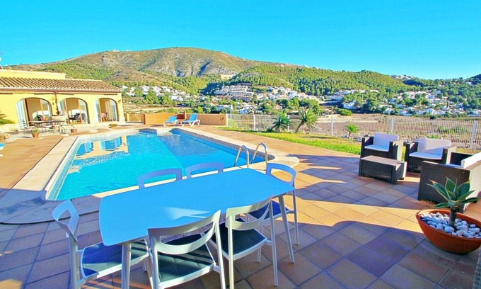 L'Alcassar Villa | Marquesol - Villa privada con piscina y vistas cautivadoras a las colinas de Benitachell