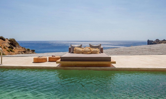 Vizari Villa | Marvelous Agios Vasilios Villa | 1 Bedroom | Villa Kuina | Private Infinity Pool Overlooking the Blue of the Libyan Sea Coast of Crete | Finikidia, Agios Pavlos