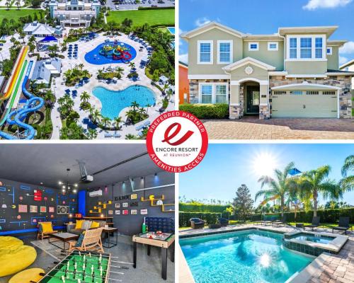 West Kissimmee Apartamento | Marvelous Home Near Disney With Private Pool And Waterpark & Resort Access At Encore Resorts Reunion - 250Cl