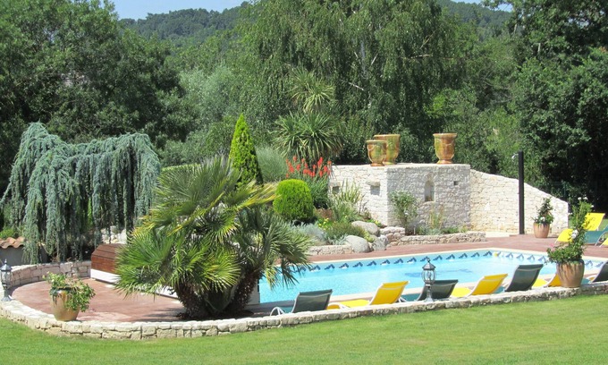 Boisset-et-Gaujac Casa | Mas 5 *****, 210 m², muy alto nivel, piscina privada climatizada,