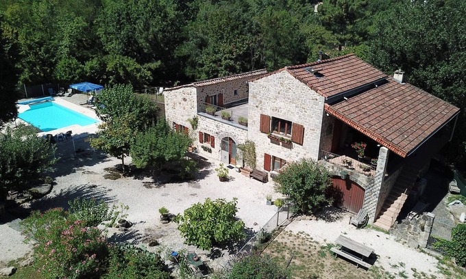 Largentiere Otro | Mas en Pierre Avec 4 Logements Indépendants et Piscine