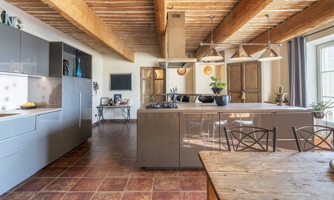Lamanon Cabaña | Mas en pierres, piscine chauffée entre Alpilles et Luberon