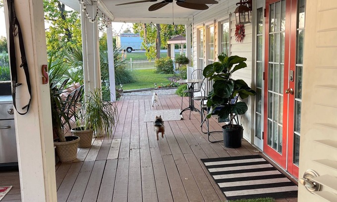 Bluffton Casa | Master suite con terraza privada en una hermosa casa entre Savannah y HHI