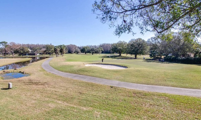 Wesley Chapel Condominio | Matchless Luxury III – Elegant 3BR Golf View Condo w/ Designer Kitchen, Smart TVs & Private Patio!