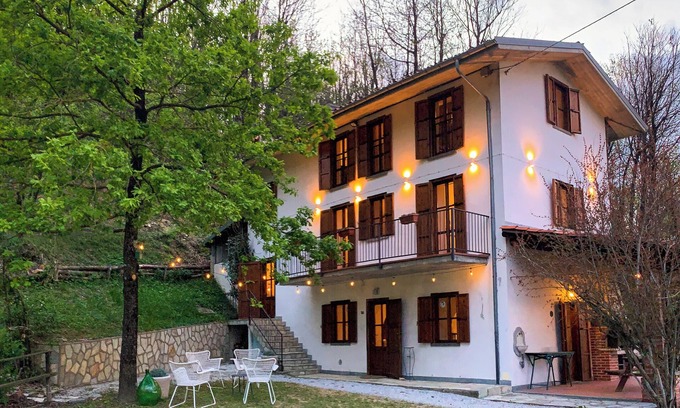 Roccaforte Mondovi Casa | Materin: cozy chalet nestled in nature with private garden and forest