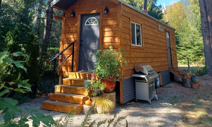 McKenzie Bridge Cabina | Mckenzie Riverfront Tiny Cabin near Hoodoo, Hotsprings & Loloma!