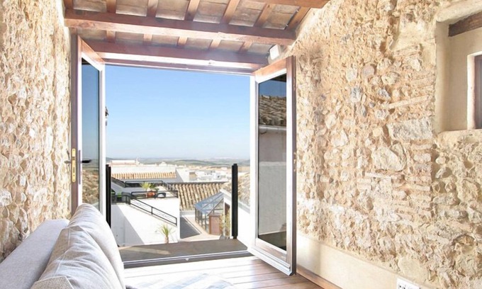 Medina-Sidonia Casa | Medina Sidonia, lujosa casa histórica moderna, piscina, terrazas, vista al mar.