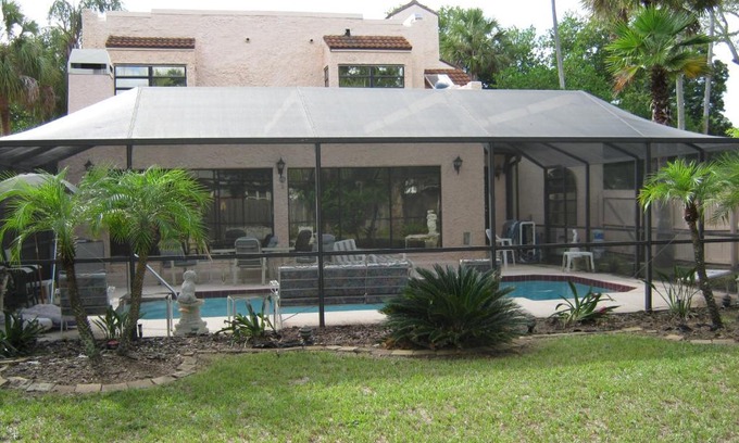 Gulfport Casa | Mediterranean Style Mansion with Pool and Close to Beaches