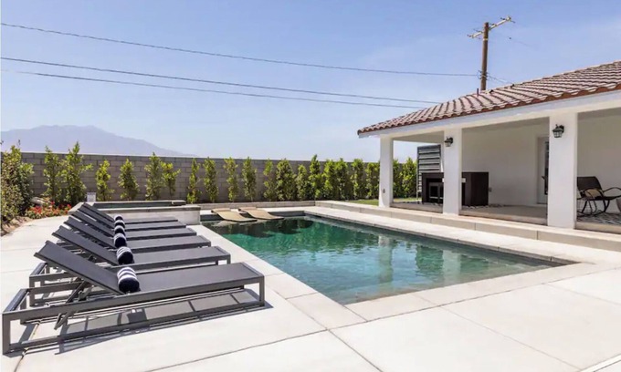 Thousand Palms Casa | Mediterranean Villa w/ New Salt Water Pool & Spa