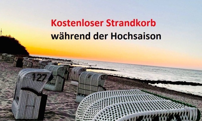 Hohwacht Apartamento | Meeresblick " Strandkieker " Haus 3, WE 45