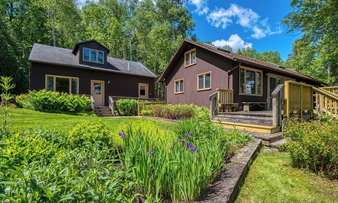 Rangeley Plantation Cabaña | Meerman Camp - PRIVATE Rangeley Lake waterfront cottage, with a small beach!