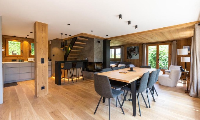 Demi-Quartier Chalet De Esquí | Megève - Chalet Miage