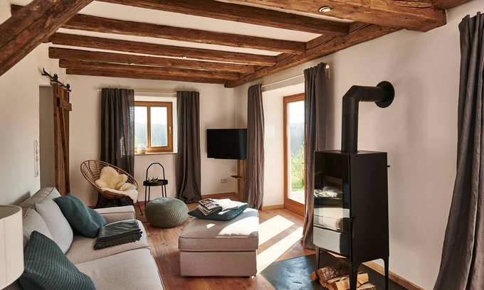 Wonneberg Casa | "Melkerhaus" para 6 personas con terraza y piscina, 101m²