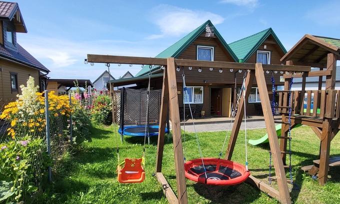 Sarbinowo Cabina | Merlin Cottage – For Families, Seniors, with Disability Features