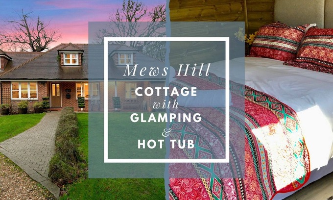 New Forest District Cabaña | Mews Hill, 5 bedroom New Forest Holiday Cottage with Glamping Hut
